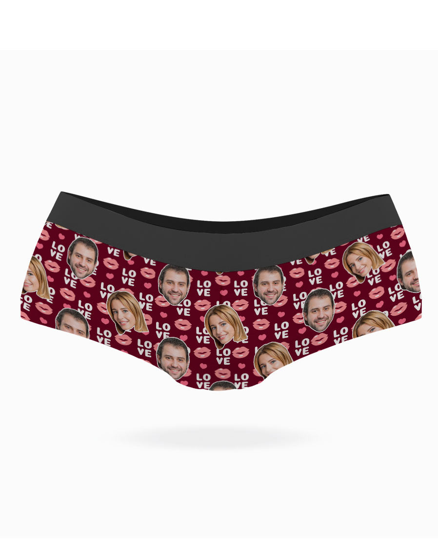Love Lips Knickers With Your Photo On