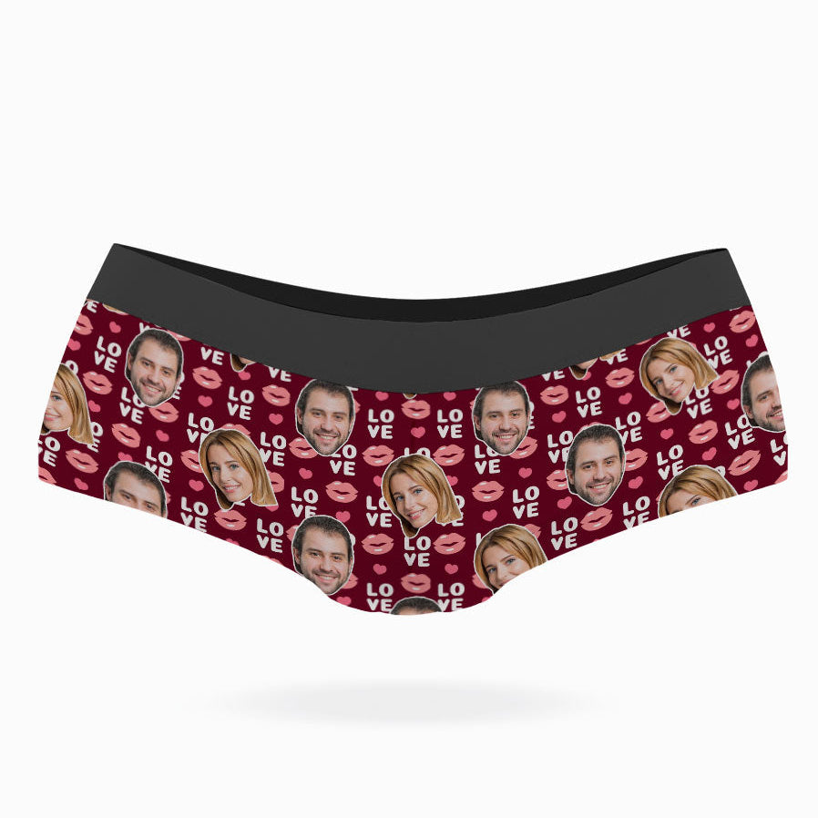 Love Lips Knickers With Your Photo On