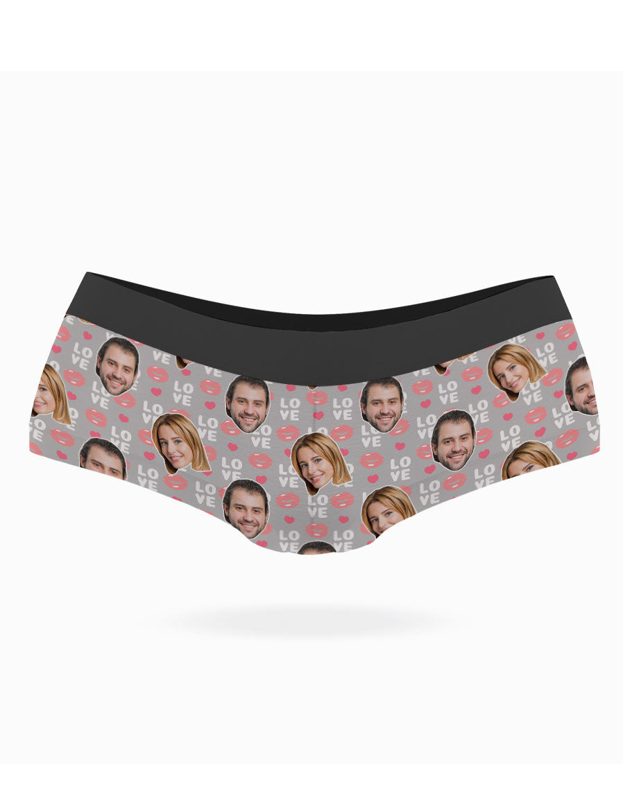 Couples Faces On Love Lips Knickers