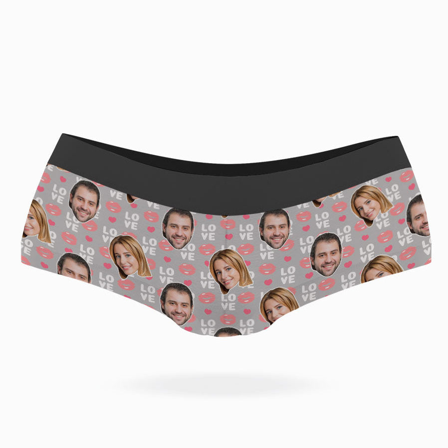 Couples Faces On Love Lips Knickers