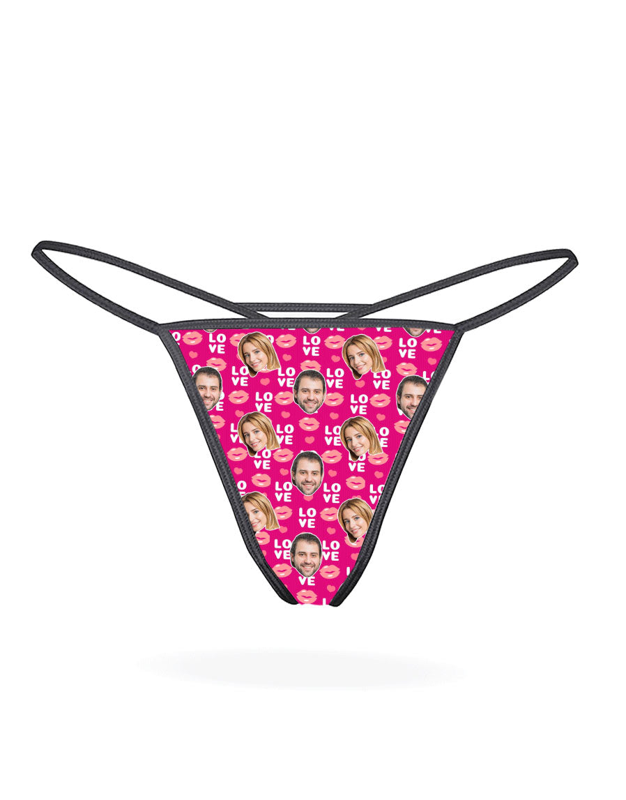 Love Lips Thong Valentines Day Gift