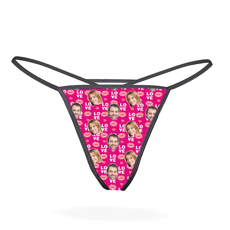 Love Lips Thong Valentines Day Gift