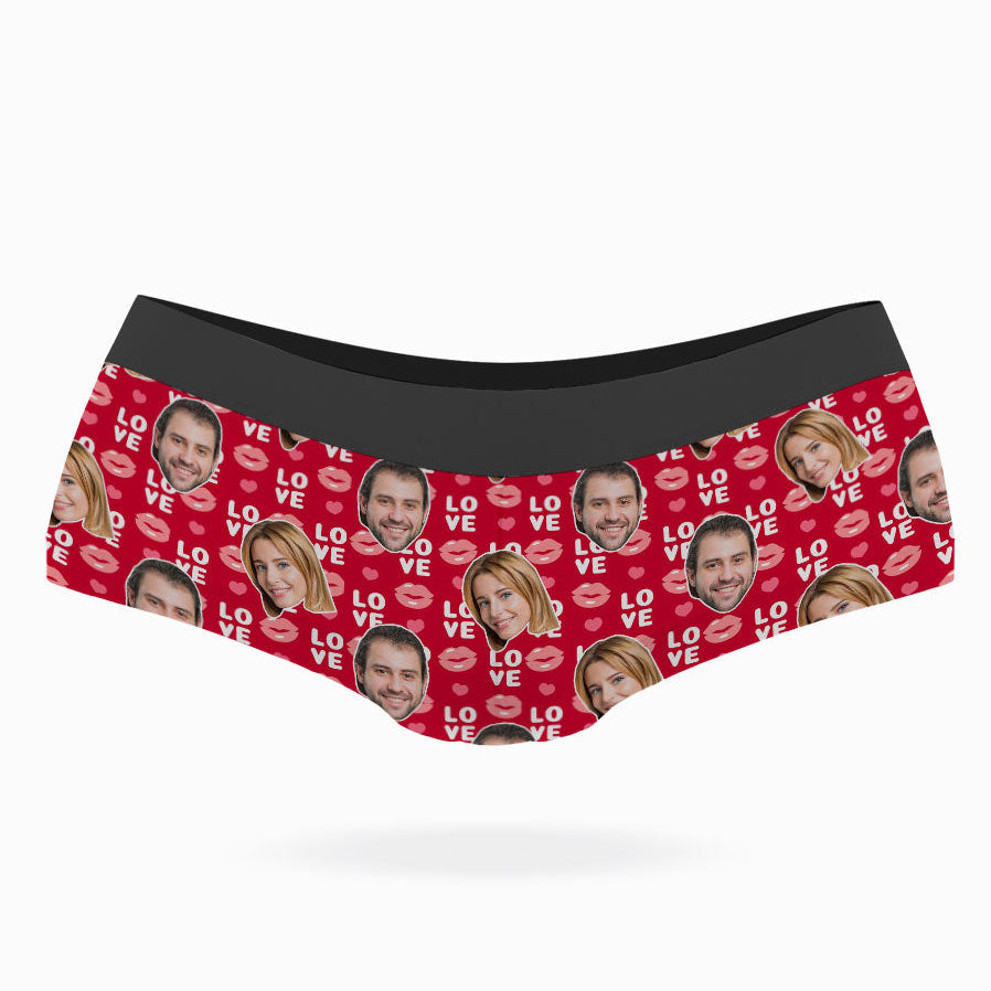 Red Love Lips Knickers
