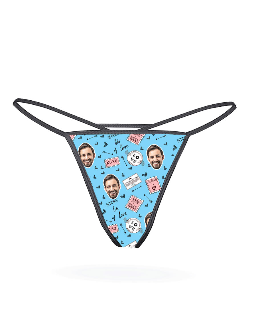 Love Stamps Photo Thong