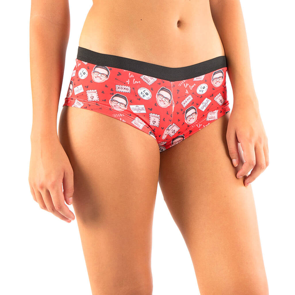 Personalised Love Stamps Knickers