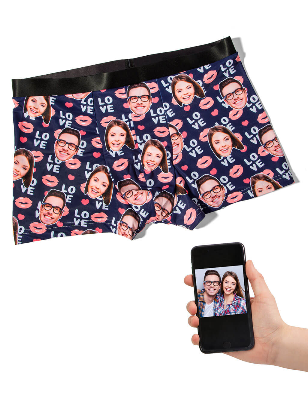 Love Lips Photo Boxers