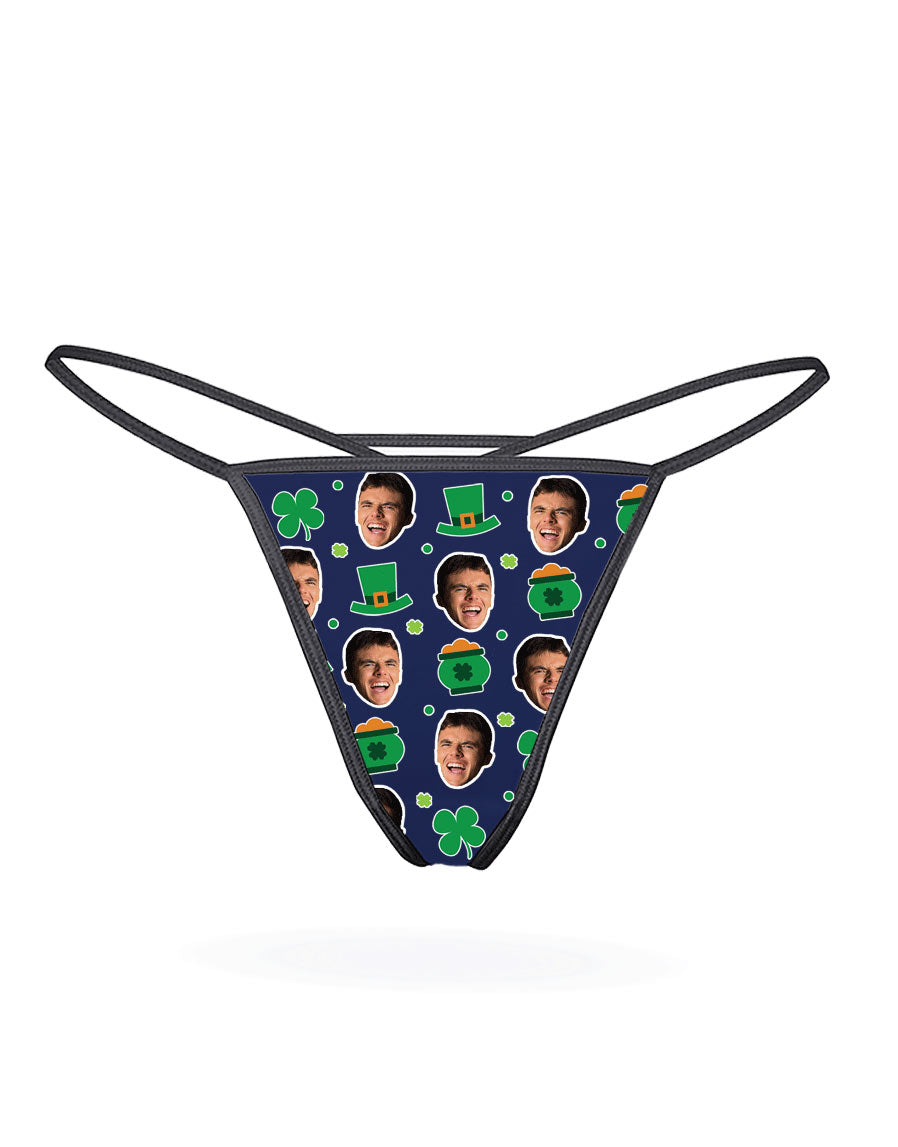 Navy Luck of the Irish Thong