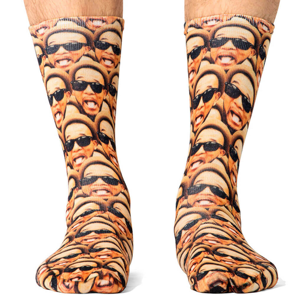 personalised face socks