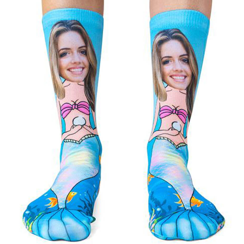 Personalised Mermaid Socks