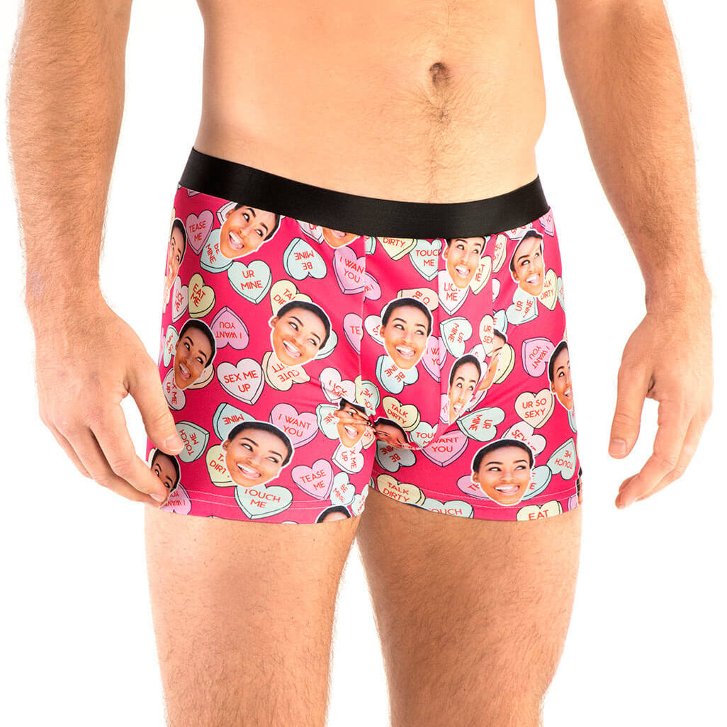 Naughty Love Hearts Valentines Boxers