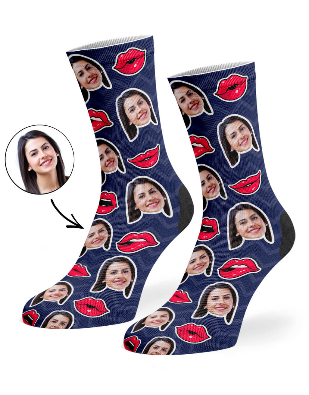 Comic Lips Socks Gift
