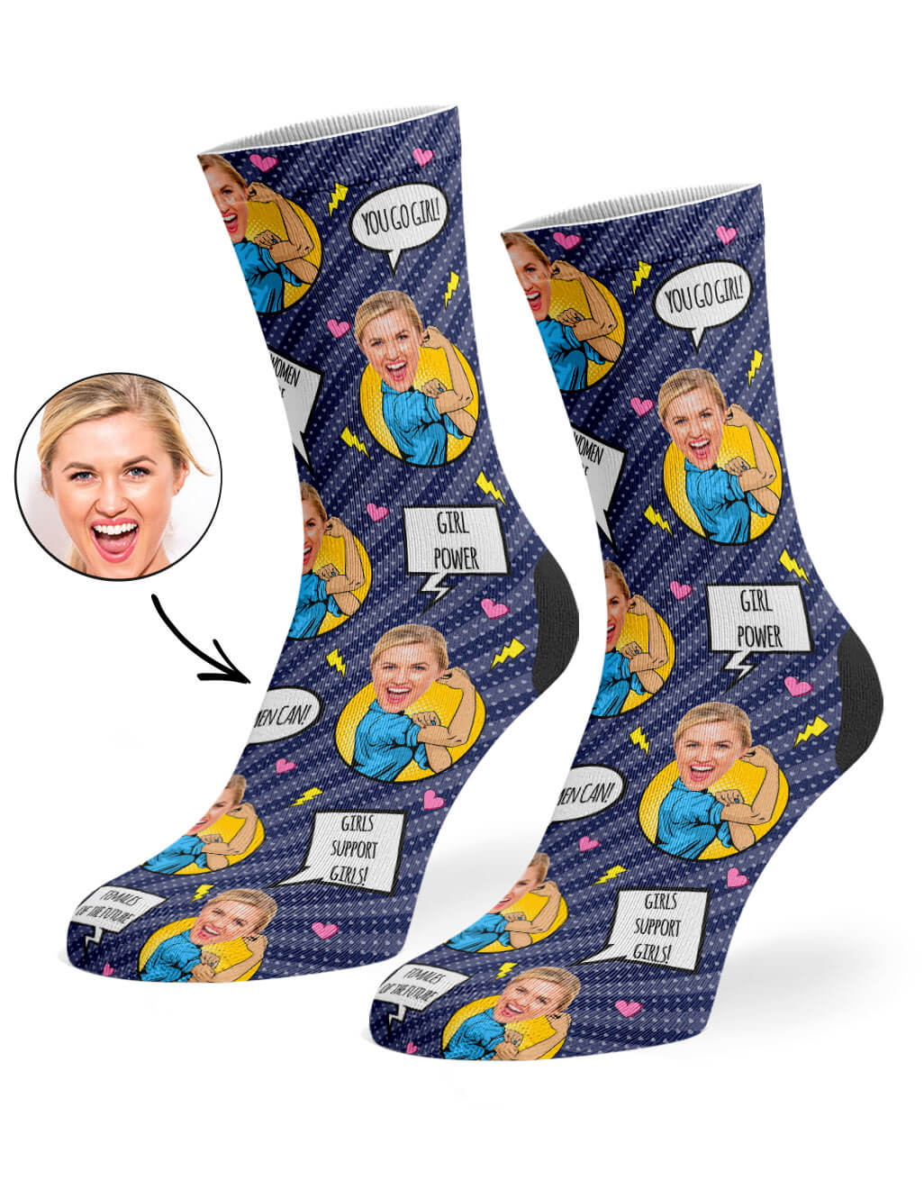 Strong Women Socks Gift