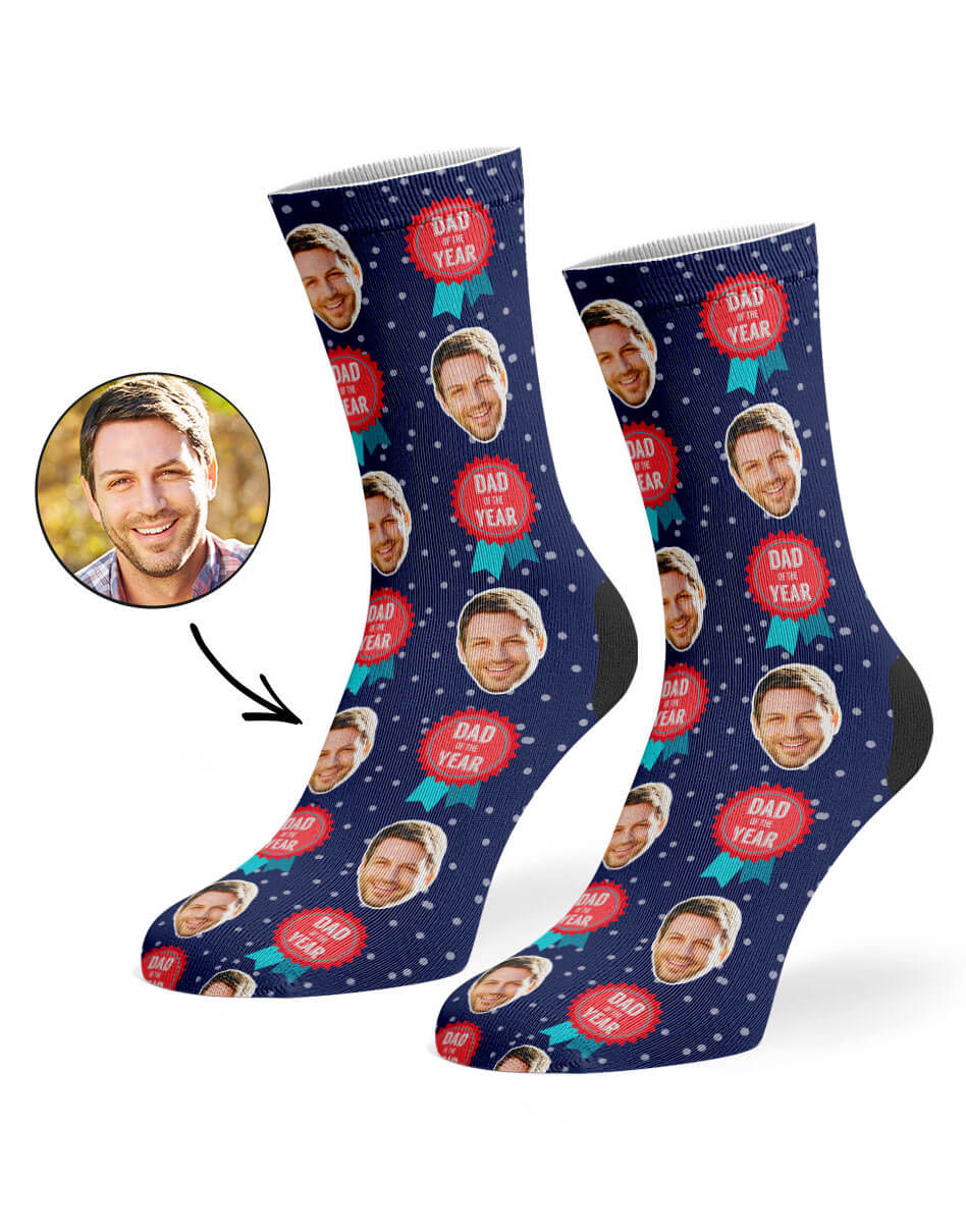 Dad Of The Year Socks Fathers Day Gift
