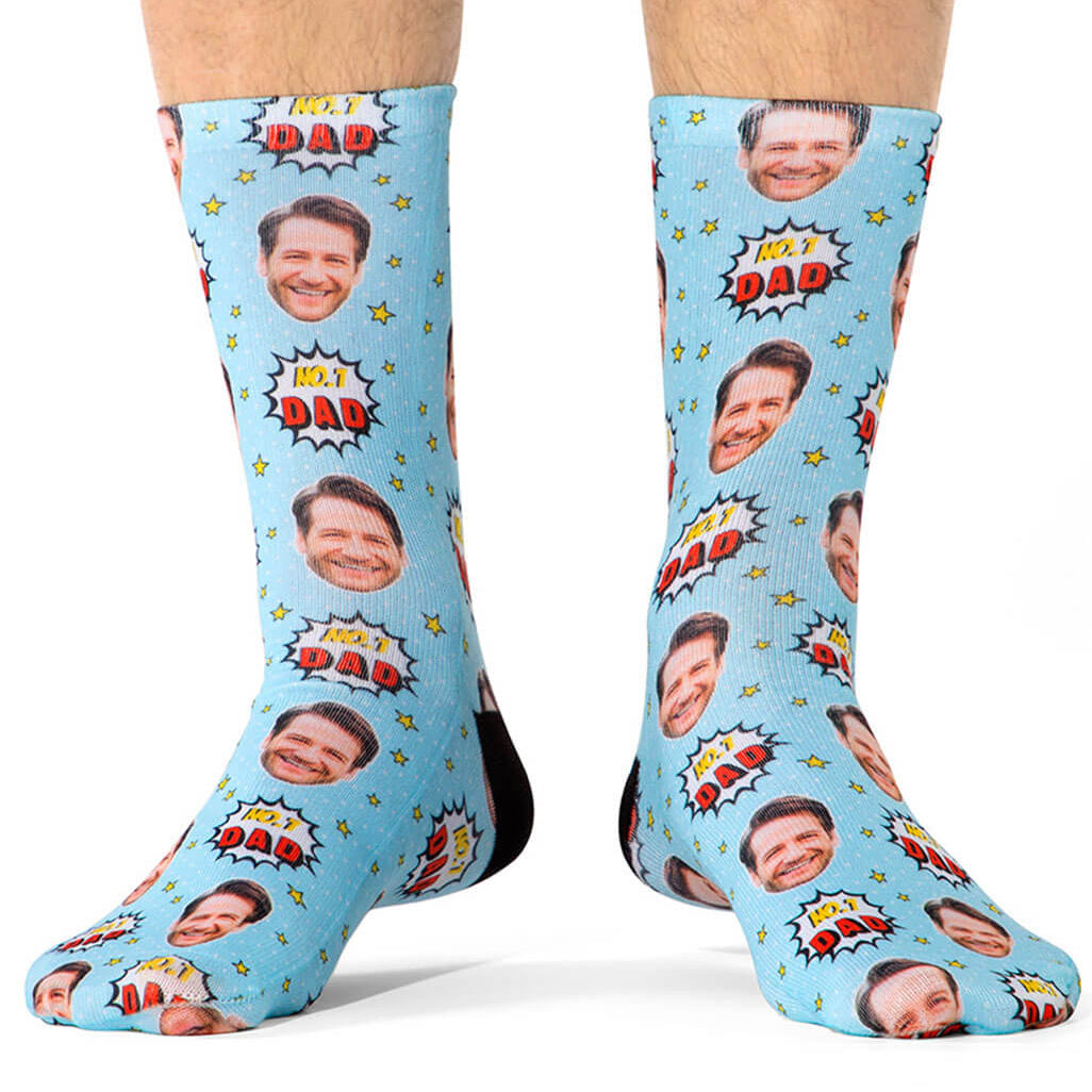 Number 1 Dad Socks