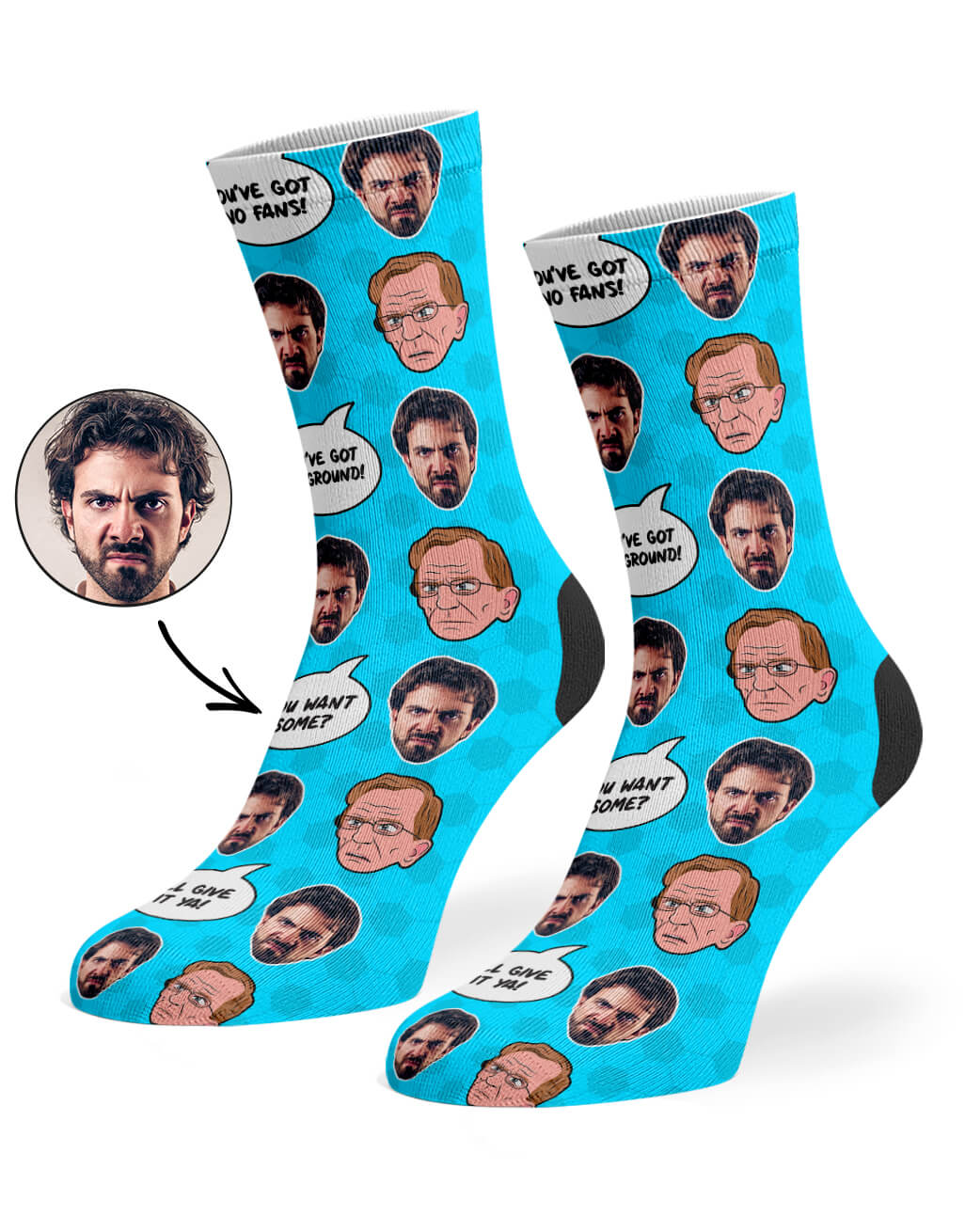 Wealdstone Raider Face Socks