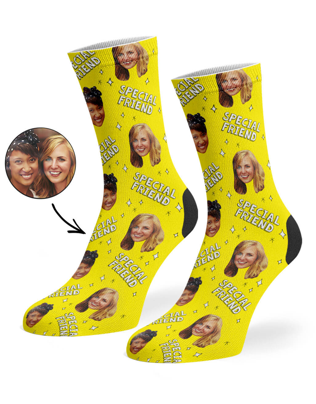 Custom Printed Special Friend Socks