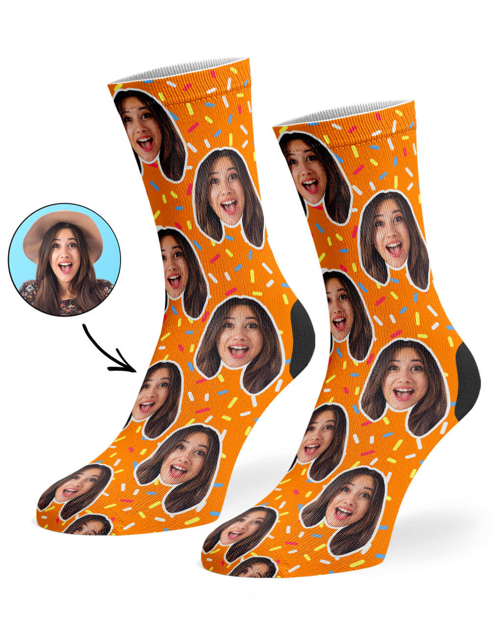 Unique Donut Sprinkles Socks