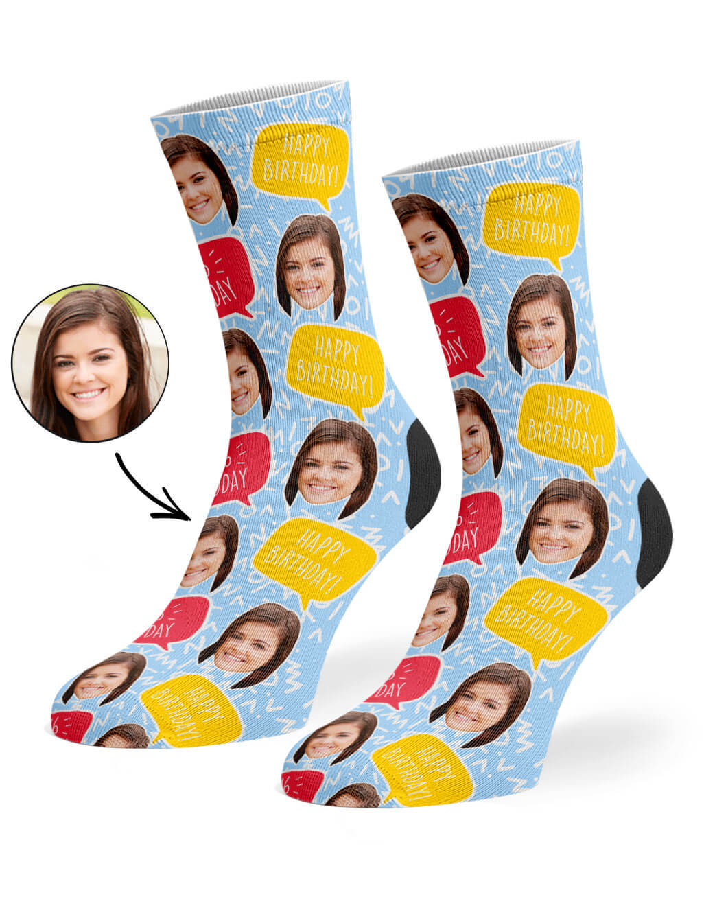 Personalised Happy 16th Birthday Socks