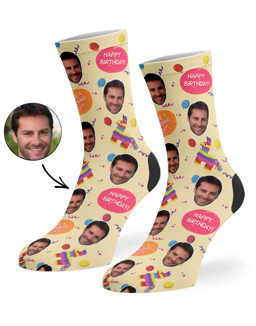 Customised Pinata Birthday Socks