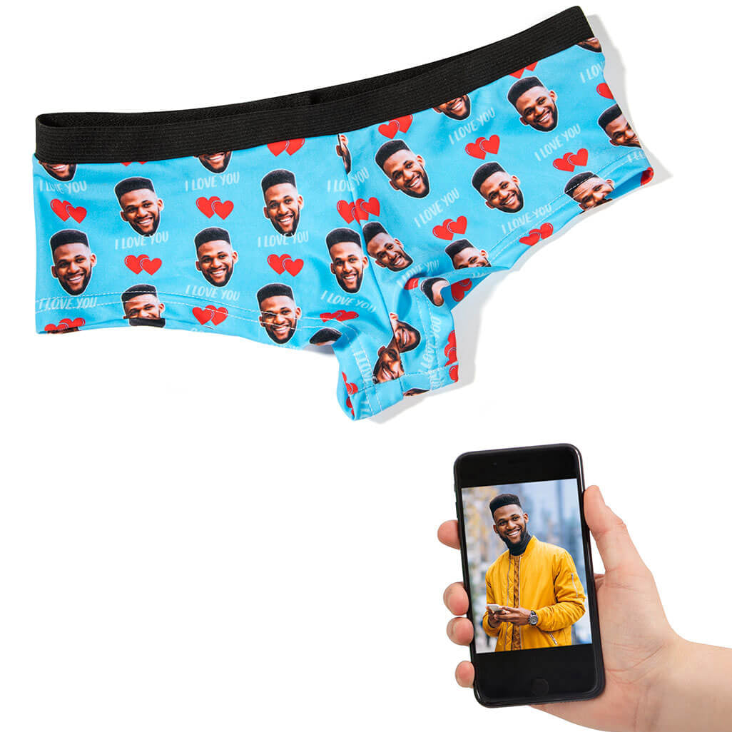 Personalised I Love You Knickers