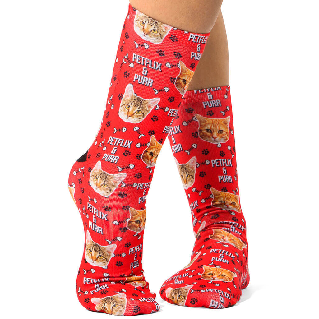 Petflix and Purr Socks