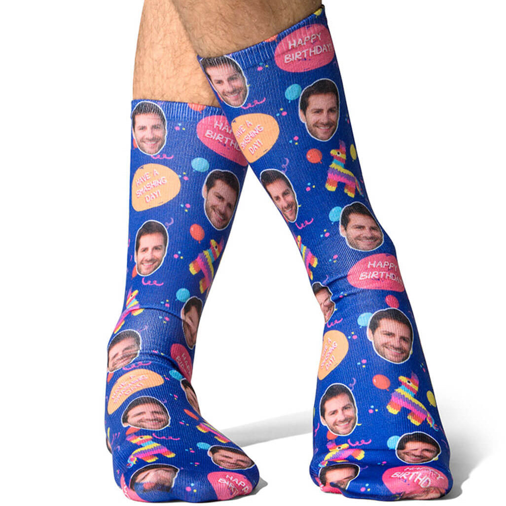Pinata Birthday Socks