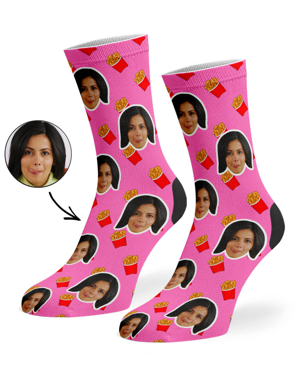 Chicken Nuggets Socks Gift