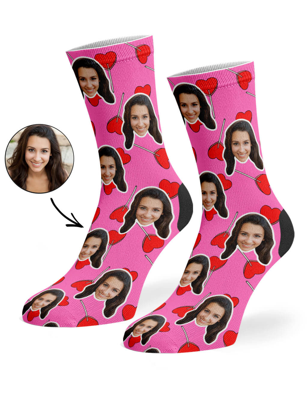 Heart Lollipops Socks