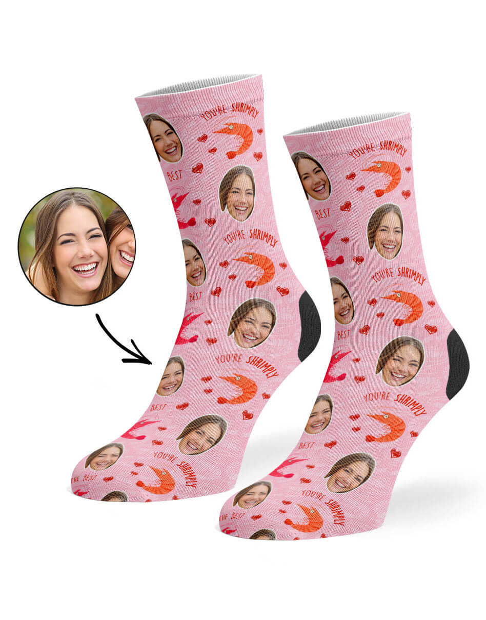Shrimply The Best Photo Socks