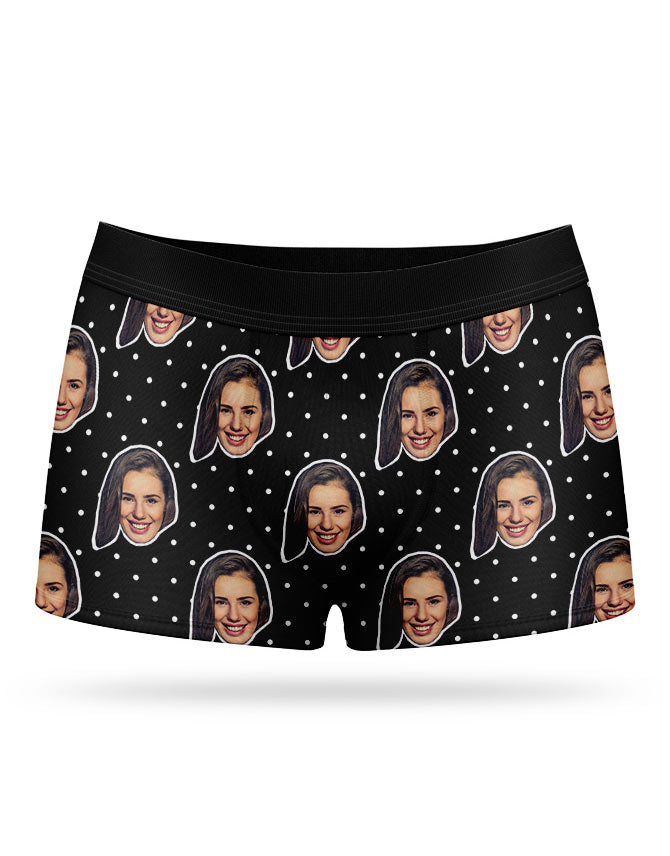Custom Face Polka Boxers