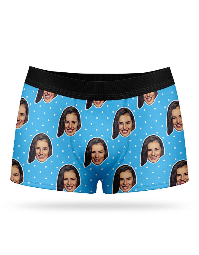 Face Polka Boxer Shorts