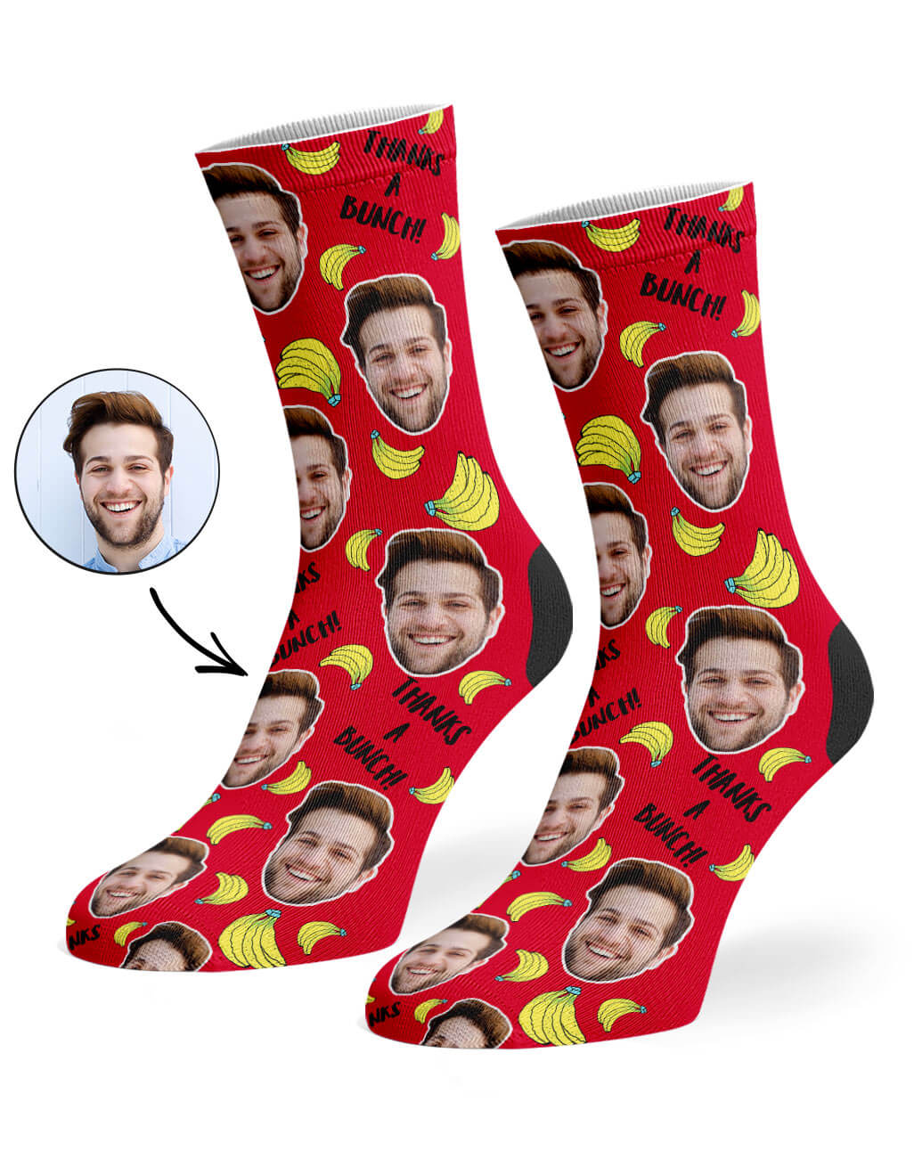 Thanks A Bunch Socks Thank You Gift