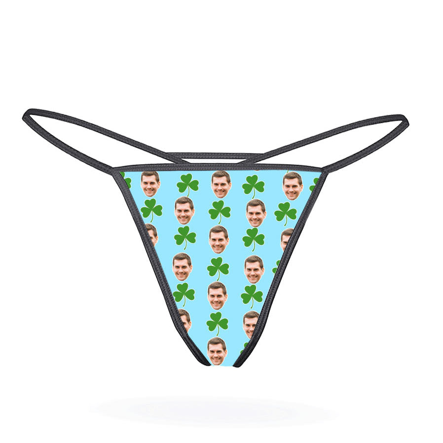 Shamrock Photo Thong