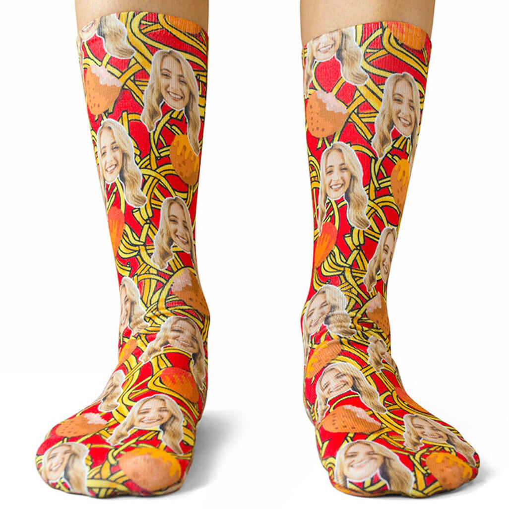 Spaghetti & Meatballs Socks