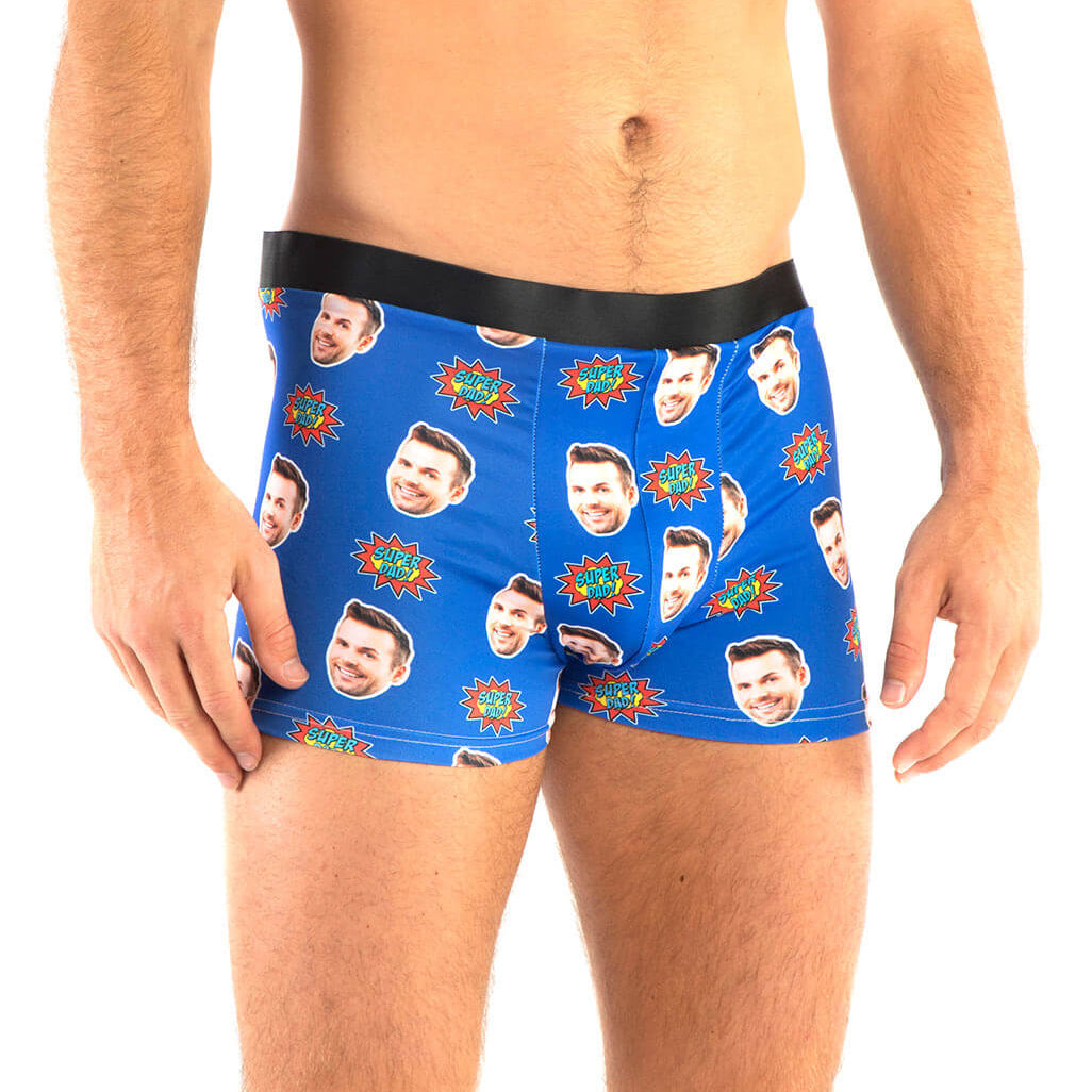 Super Dad Personalised Boxers