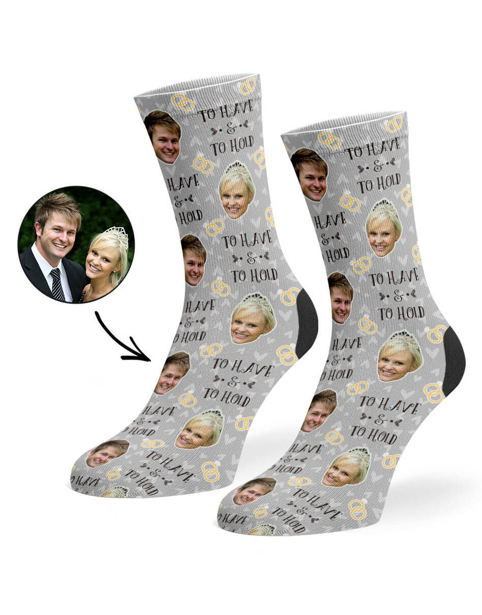 To Have & To Hold Socks Wedding Gift