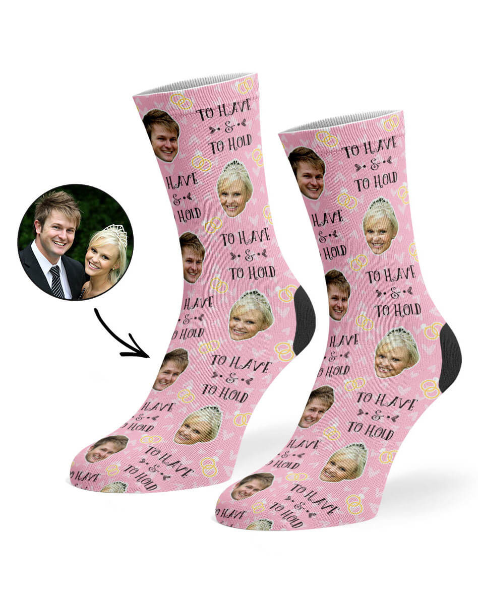 To Have & To Hold Socks With Faces On