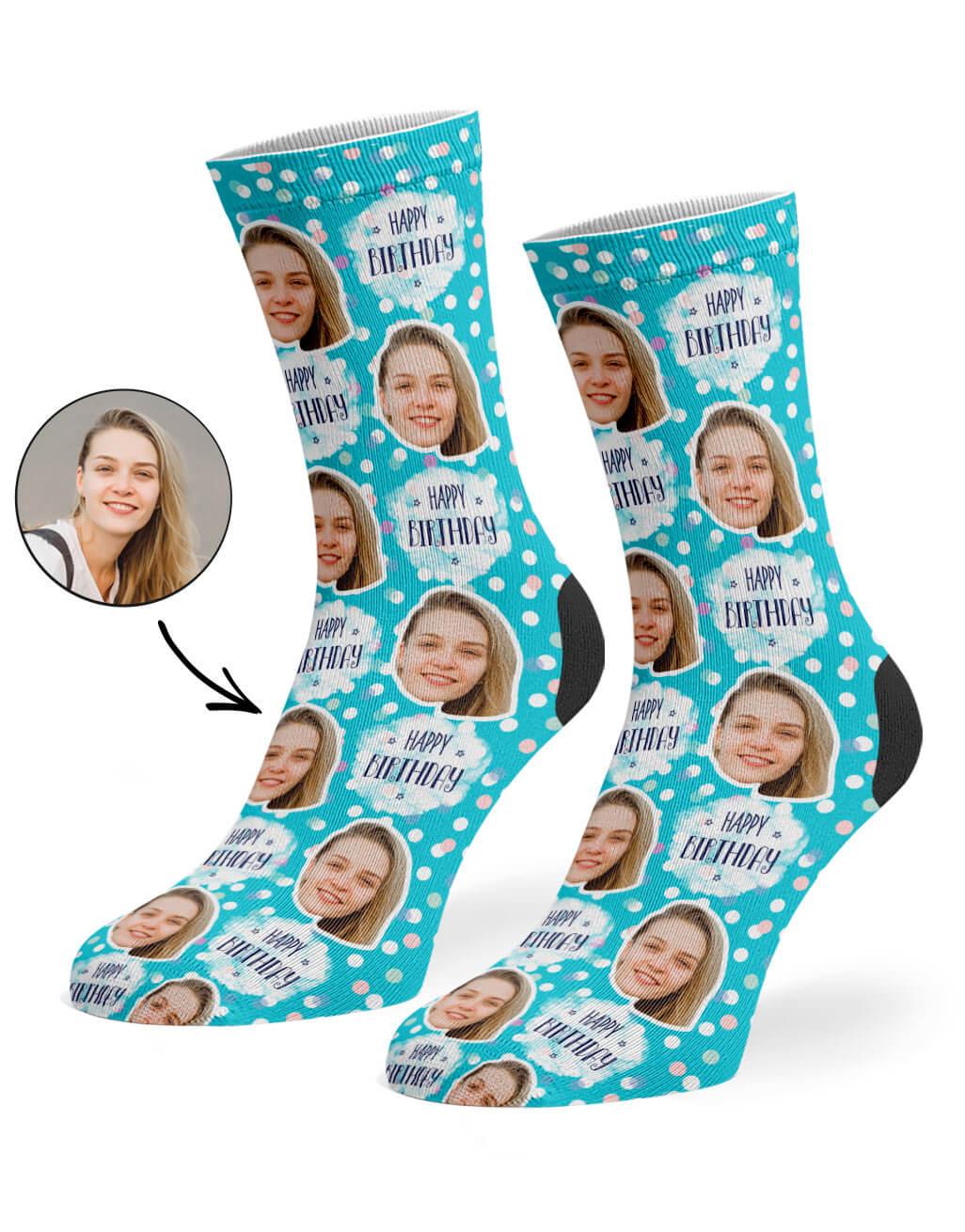 Spotty Birthday Gift Socks
