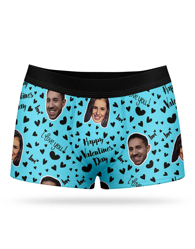 Custom Happy Valentines Boxer Shorts