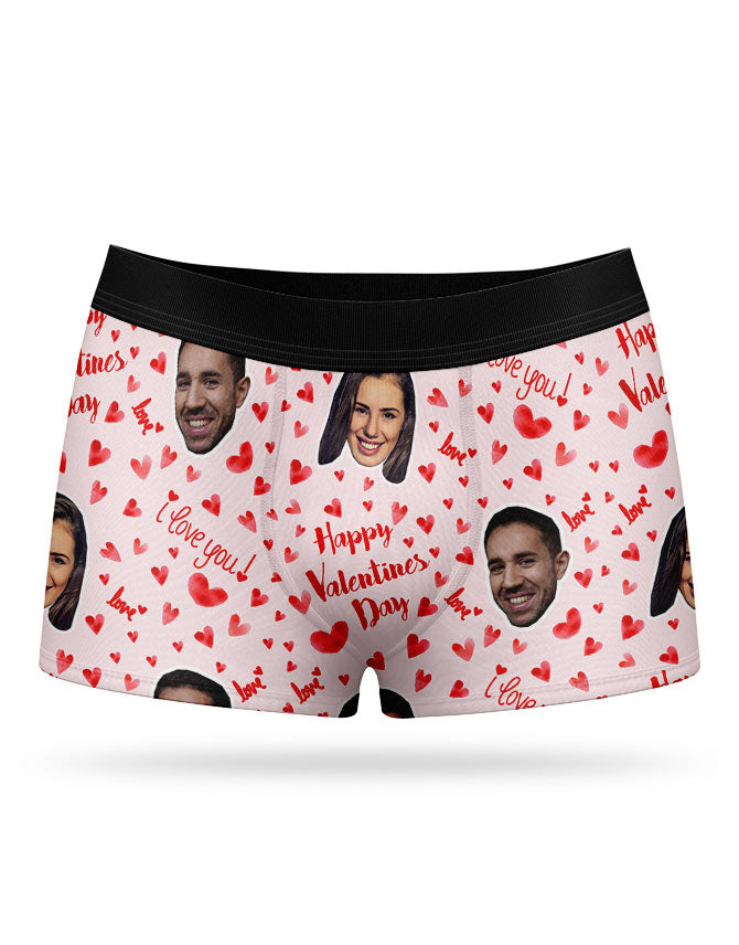 Happy Valentines Boxer Shorts Gift