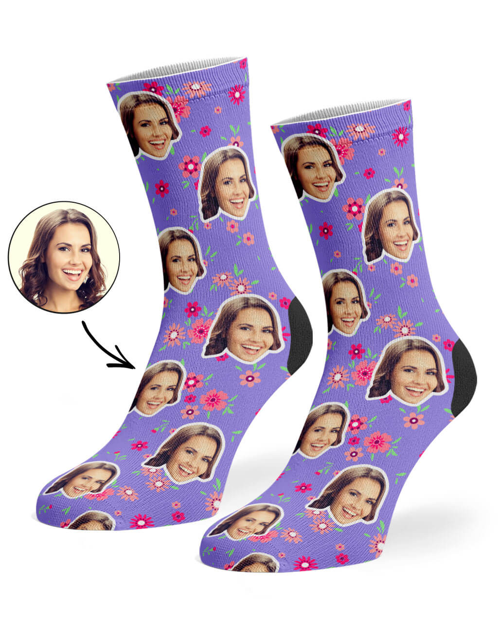 Unique Flower Socks