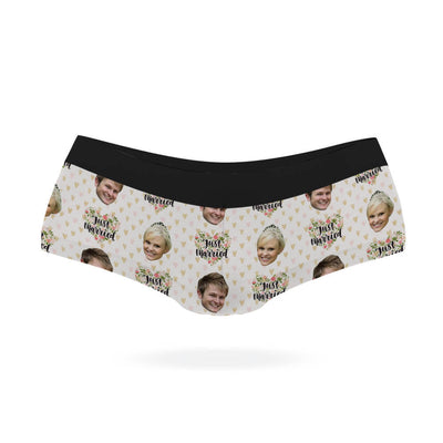 Photo On Just Married Knickers