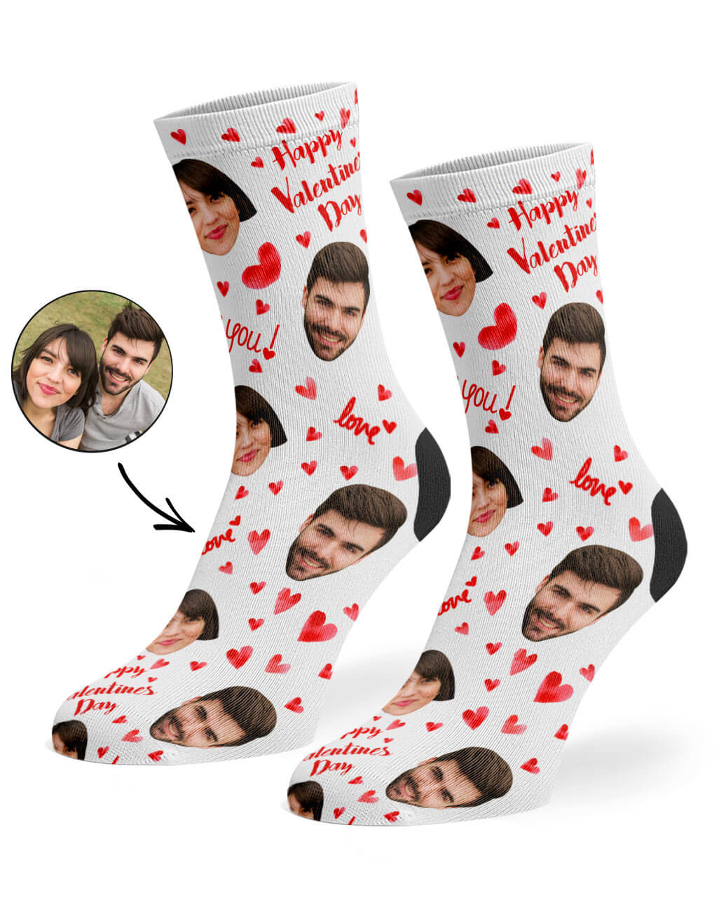 Happy Valentines Socks Gift