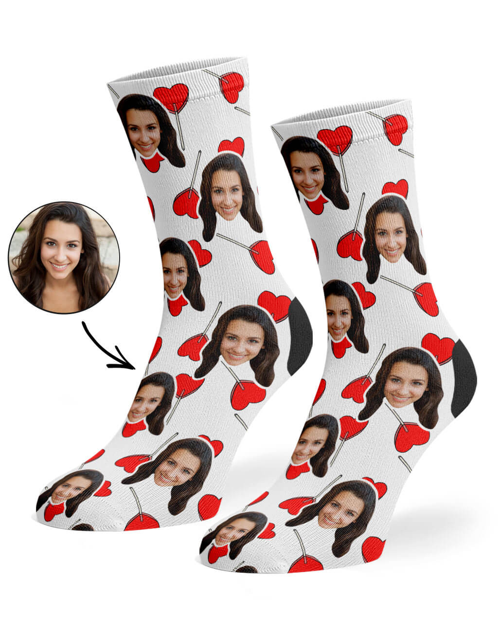 Heart Lollipops Socks