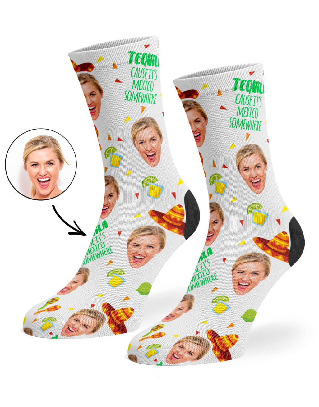 Tequila Socks Funny Gift
