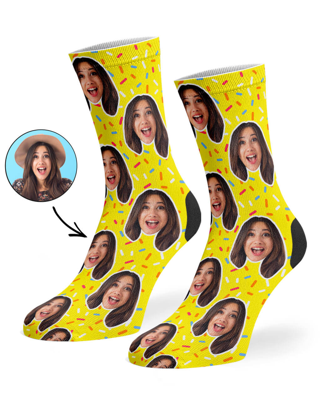 Donut Sprinkles Socks Unique Gift