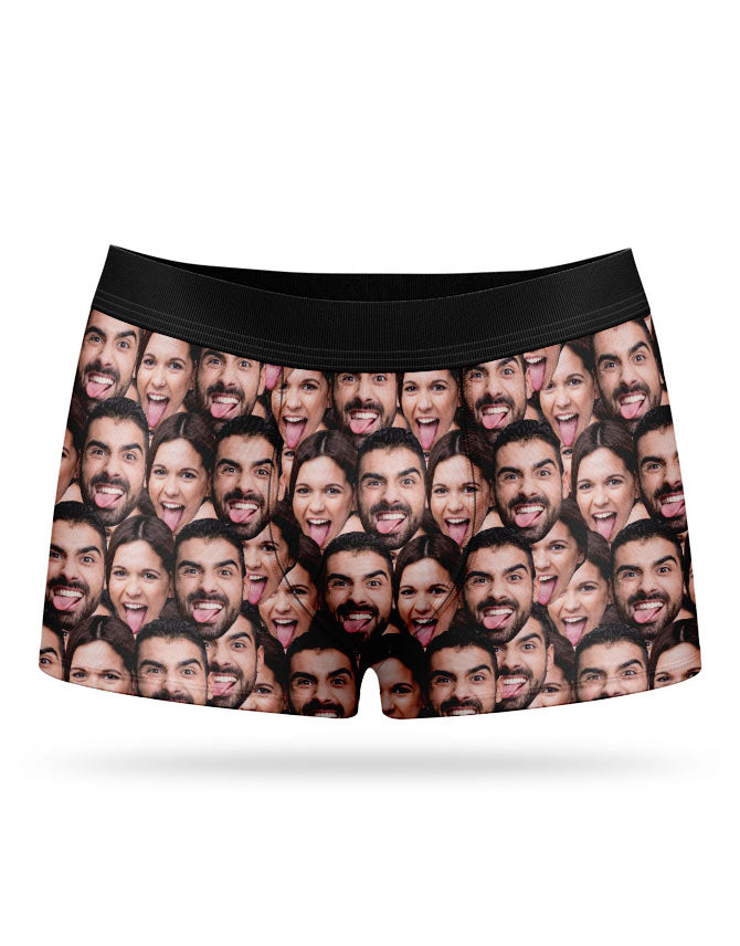 Couple Face Mash Boxers With Own Photos