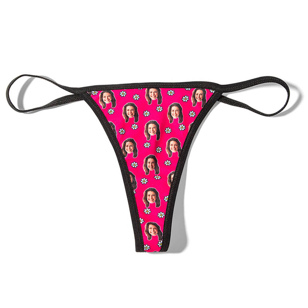 Face Daisies Thong