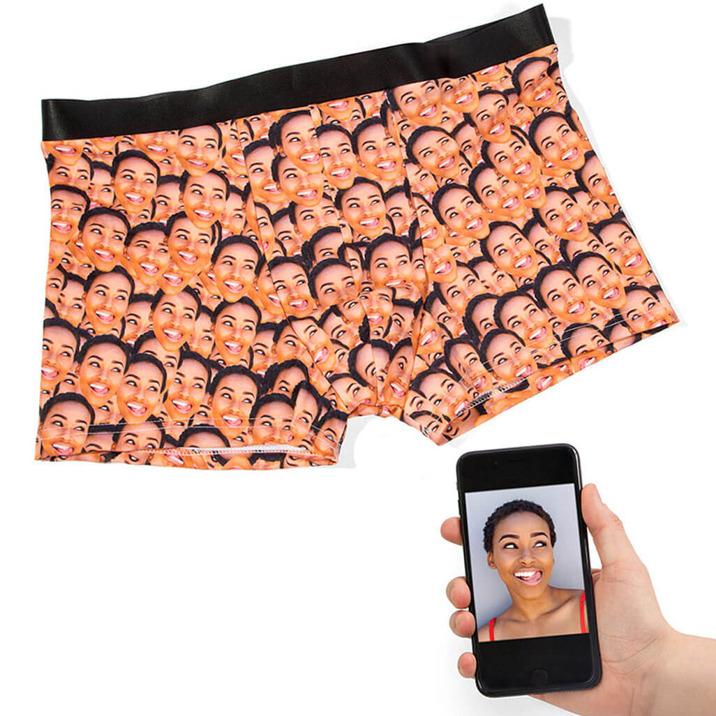 Your Photo Face Mash Boxers