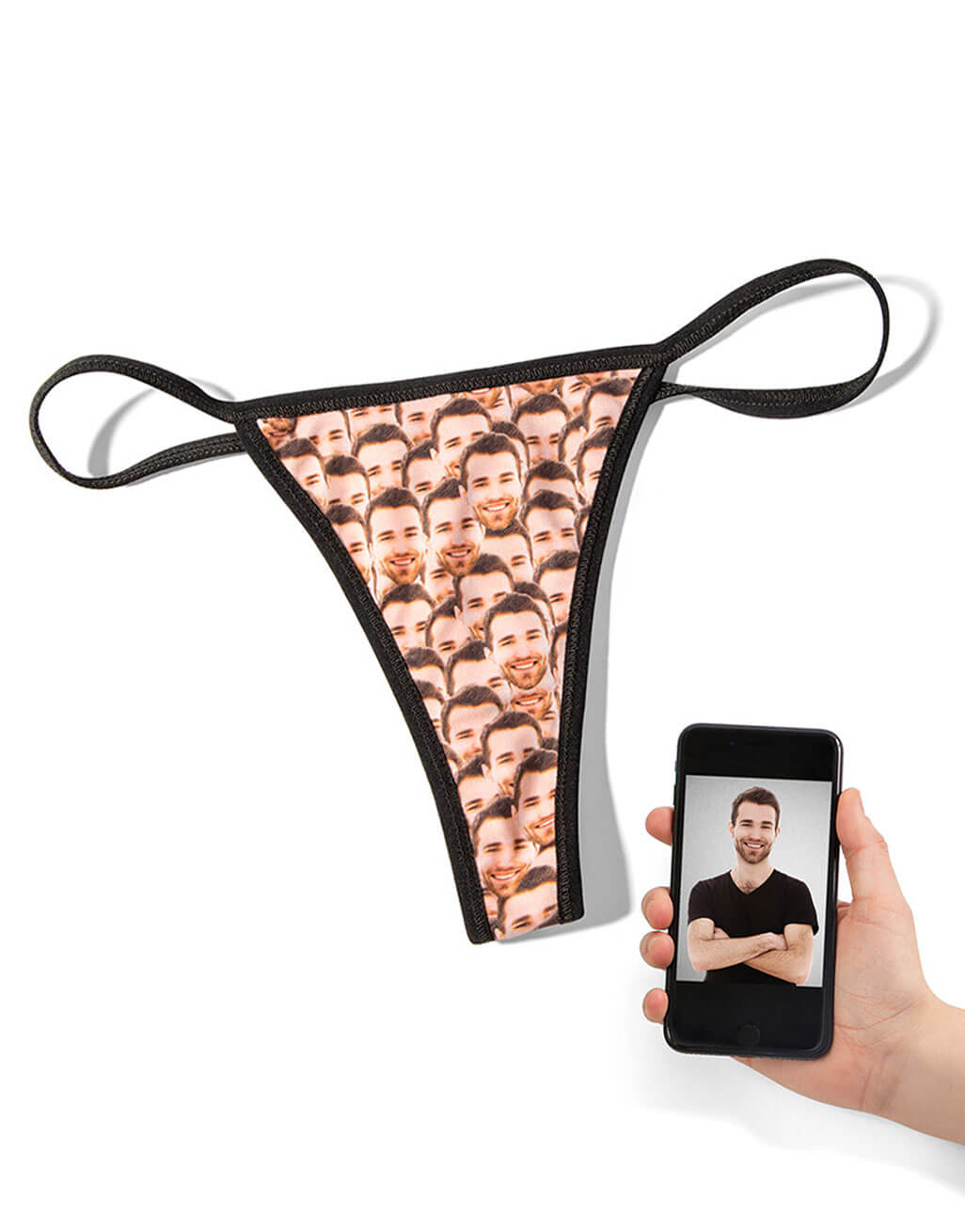 Face Mash Photo Thong